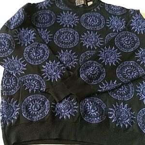 Versace V2 vintage XL wool sweater yt?made in 🇮🇹